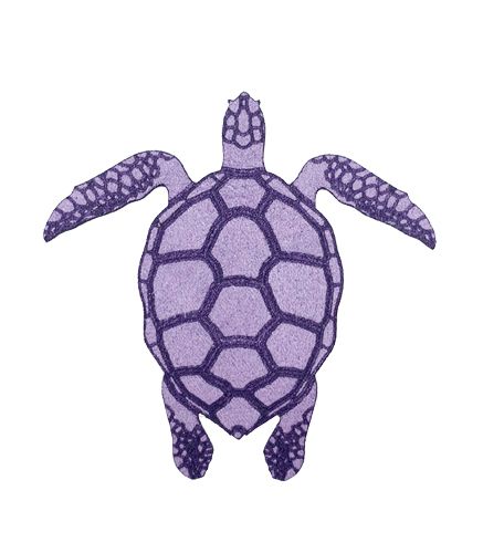 Patch thermocollant tortue violette