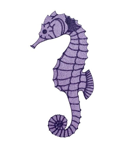 Patch thermocollant hippocampe violet