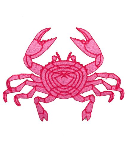 Patch thermocollant crabe rose