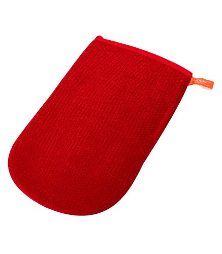 gant de peluche rouge